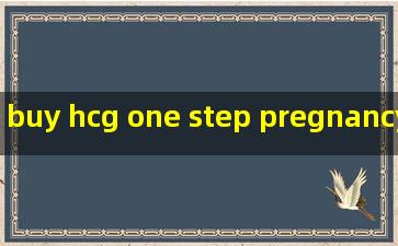 buy hcg one step pregnancy test